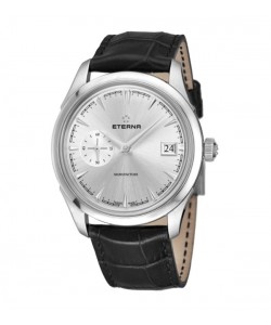 Eterna Men's 7682.41.10.1700 'Heritage' Silver Dial Stainless Steel Small Seconds Automatic Swiss Made Watch