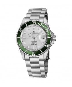 Revue Thommen Men's 17571.2124 'Diver' Silver Dial Stainless Steel Bracelet Swiss Automatic Watch