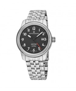 Revue Thommen Men's 16052.2137 'Air Speed' Black Stainless Steel Swiss Automatic Watch
