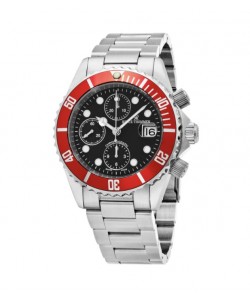 Revue Thommen Men's 17571.6136 'Diver' Black Dial Stainless Steel Chronograph Swiss Automatic Watch
