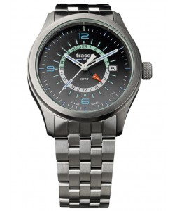 107232 Mens Watch P59 Aurora GMT Anthracite Steel