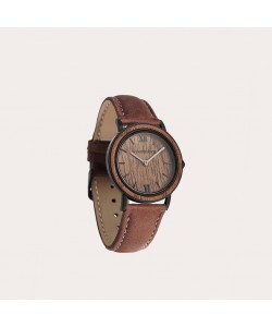 Brown Walnut Pecan Petite - Minimal 34MM