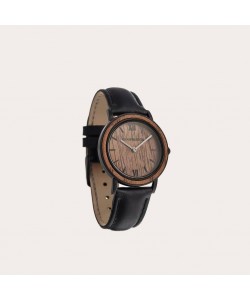 Brown Walnut Jet Petite - Minimal 34MM