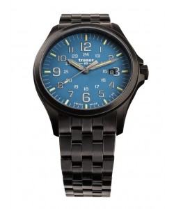 108740 Men´s Wristwatch P67 Officer Pro Gunmetal/Sky-Blue
