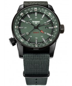 109035 Men's Watch Pathfinder GMT Green