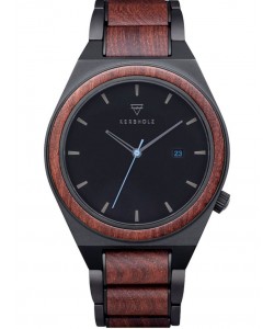 Men's Wood Watch Paul Rosewood/Blue