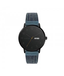 MORRIS 40MM BLUE FABRIC STRAP WATCH