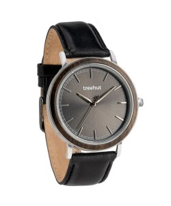 Bay Ebony Grey Black Leather