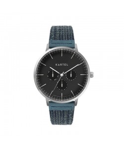 CUILLIN 43MM BLUE FABRIC STRAP WATCH