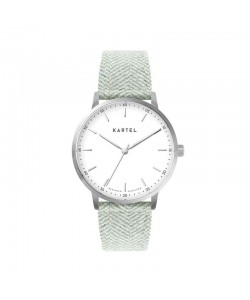 HUME 40MM BLUE FABRIC STRAP WATCH