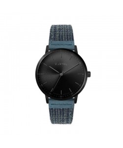 HUME 40MM BLUE FABRIC STRAP WATCH
