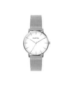 ISLA 34MM SILVER CHAIN MESH STRAP WATCH